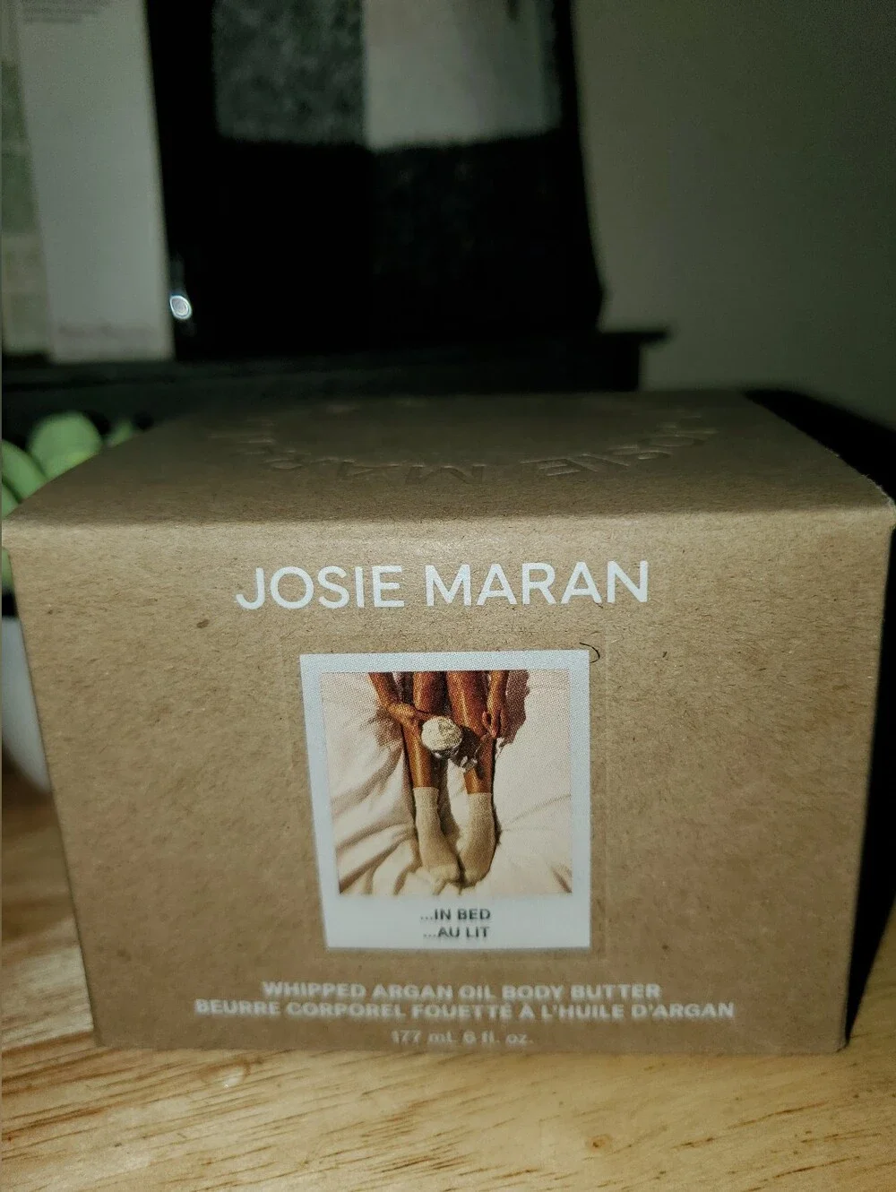 JOSIE MARAN In Bed Whipped Argan Oil Body Butter Jar